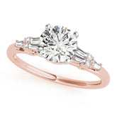 Engagement Rings Fancy Shape Baguette Remounts - TN50873-E
